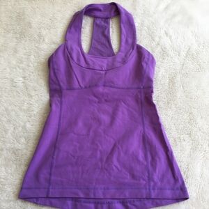 Lululemon Scoop Neck Purple Tank Top Size 4